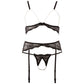 Abierta Fina Pearl Bra Suspender And String