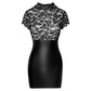Noir Lace Mini Dress
