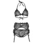 Leg Avenue Bra Top Panty and Garterbelt