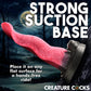 Wolfs Lick Maw Silicone Dildo