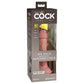 King Cock Elite 6 Inch Dual Density Dildo Caramel
