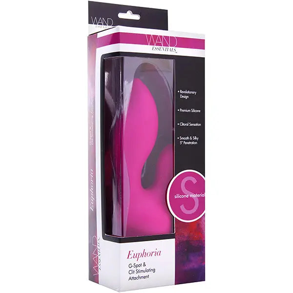 Euphoria G-Spot and Clit Stimulating Silicone Wand Massager Attachment