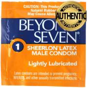 Beyond Seven Lightly Lubricated Sheerlon Condoms