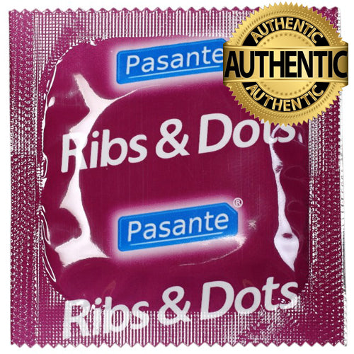 Pasante Ribs & Dots Condoms