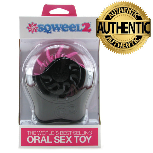 Sqweel 2 Oral Sex Massager - Black