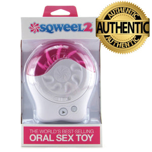 Sqweel 2 Oral Sex Massager - White