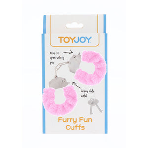 ToyJoy Furry Fun Wrist Cuffs Pink