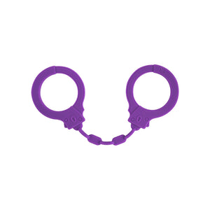 Lola Party Hard Suppression Silicone Handcuffs Purple