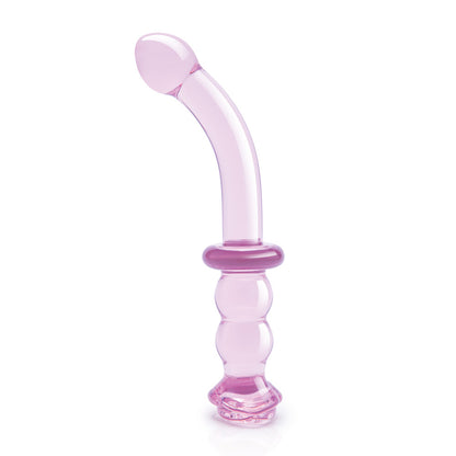 Glaze Glass Rosebud GSpot Dildo