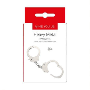 Me You Us Heavy Metal Handcuffs