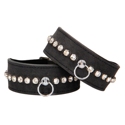 Ouch Diamond Studded Wrist Cuffs