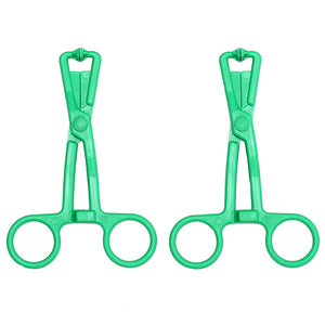 Green Scissor Nipple Clamps With Metal Chain