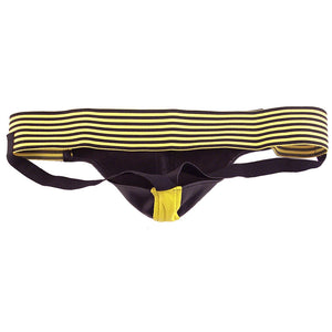 Rouge Garments Jock Black And Yellow