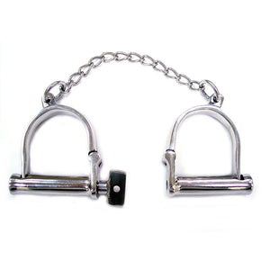 Rouge Stainless Steel Wrist Shackles