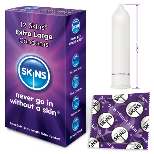 Skins Condoms Extra Large 12 Pack