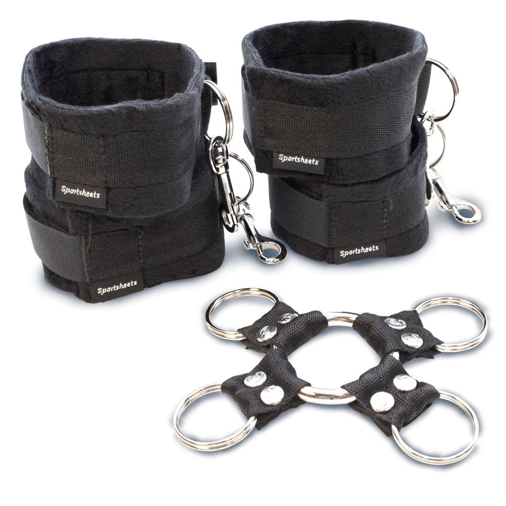 SportSheets 5 Piece Hog Tie And Cuff Set