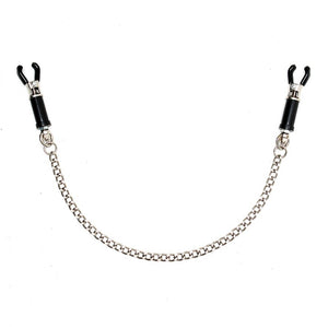 Silver Nipple Clamps With Chain